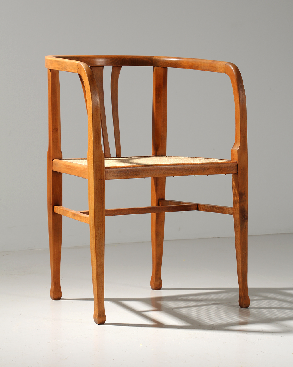 Fauteuil en bois courbe Otto Wagner 1900